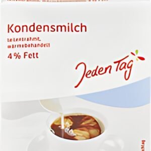 Jeden Tag Kondensmilch, teilentrahmt, 4% Fett, 340 g = 316ml