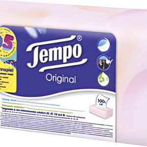 Tempo Mouchoirs Original, 4 couches, blanc, boîte de 100