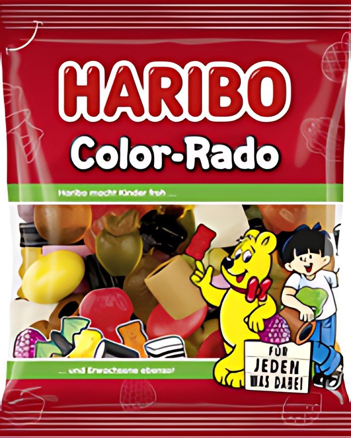 HARIBO Bonbon gélifié aux fruits COLOR-RADO, sachet de 175 g