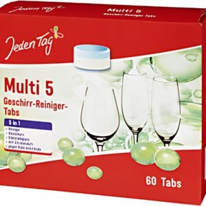 Jeden Tag Pastille de lave-vaisselle Multi 5, 60 tablettes