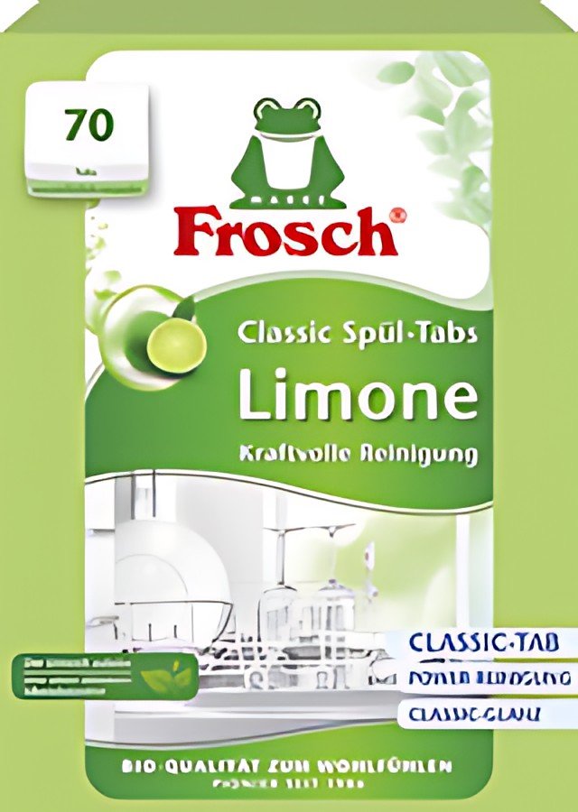 Frosch Tablettes lave-vaisselle Classic Limone, 70 pièces