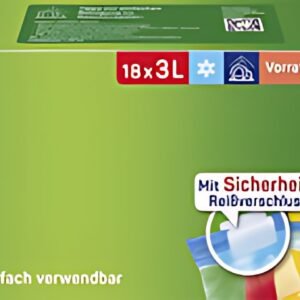 TOPPITS Sachet multi-usage avec zip, 18 x 3 litres