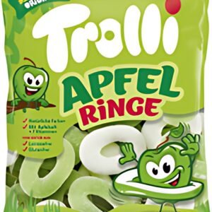 Trolli Bonbon gélifié aux fruits RONDELLES DE POMME, 150 g