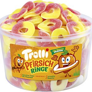 Trolli Bonbon gélifié RONDELLES DE PECHE, boîte de 150