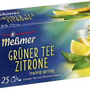 Meßmer Thé vert "citron", paquet de 25