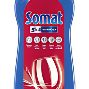 Somat Liquide de rinçage 5 en 1 pour lave-vaisselle, 750 ml