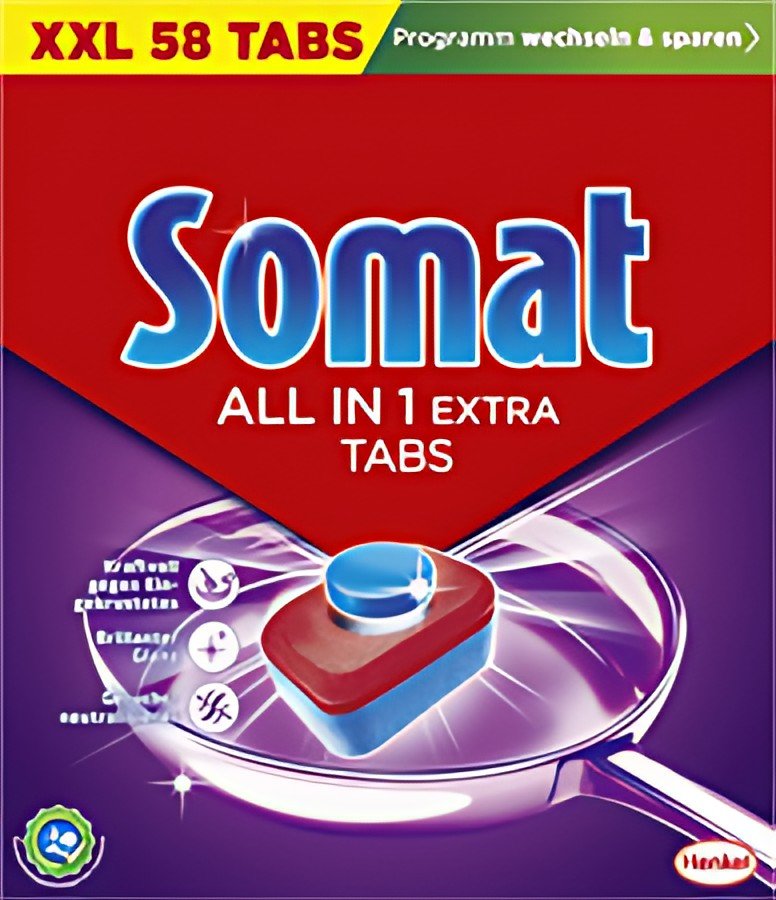 Somat Pastille lave vaisselle ALL IN 1 EXTRA, 58 pastilles