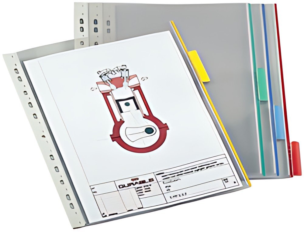 DURABLE Plaque pochette FUNCTION, A4, transparent