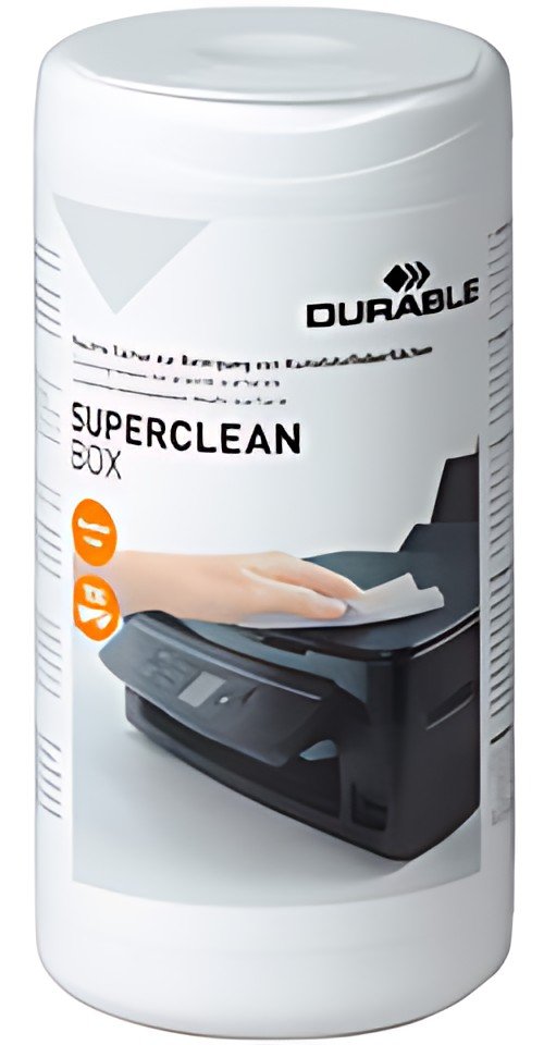 DURABLE Lingettes nettoyantes pour surface SUPERCLEAN BOX