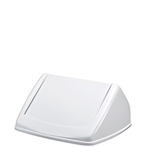 DURABLE Couvercle DURABIN FLIP LID SQUARE 40, blanc/blanc