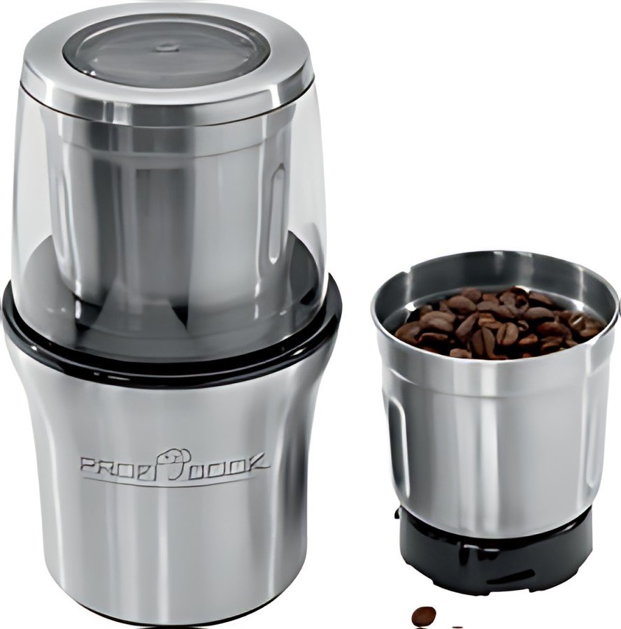 PROFI COOK Moulin à café PC-KSW 1021, argent