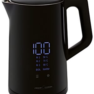 PROFI COOK Bouilloire PC-WKS 1243, 1,7 litre, noir
