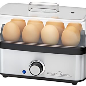 Cuiseur à œufs PROFI COOK PC-EK 1275, noir / argent, 400 watts