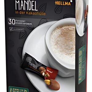 HELLMA Amandes enrobées de cacao, boîte de dégustation