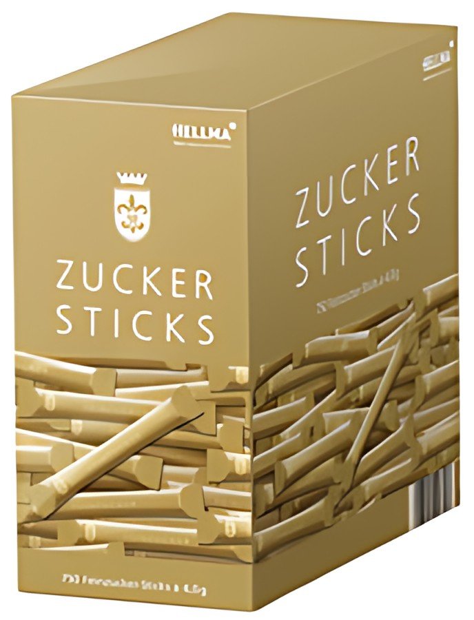 HELLMA Sticks de sucre, dans un carton