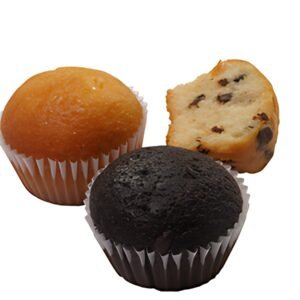 HELLMA Assortiment de mini Muffins, carton de 60