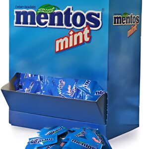 Mentos Bonbon Mints Duo, dans un présentoir de carton