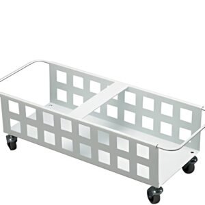DURABLE Chariot DURABIN SQUARE TROLLEY DUO 40, blanc