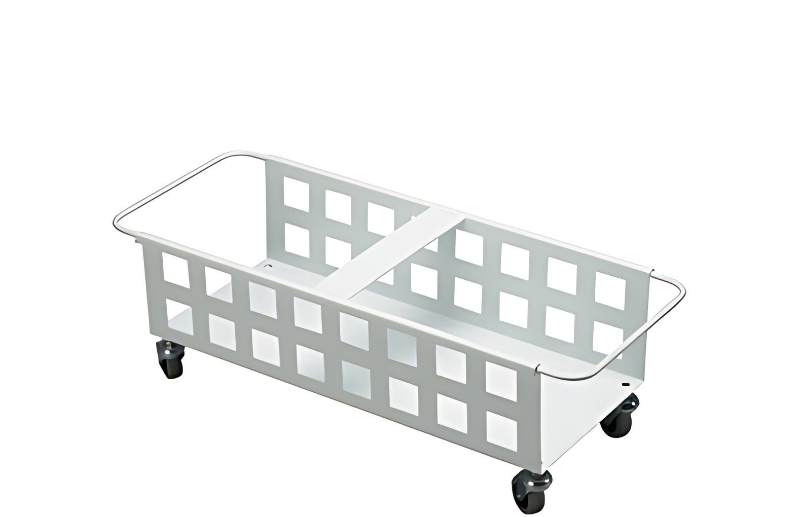 DURABLE Chariot DURABIN SQUARE TROLLEY DUO 40, blanc