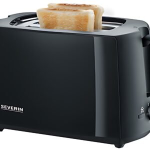 SEVERIN Grille-pain pour 2 tranches AT 2287, 700 watt, noir