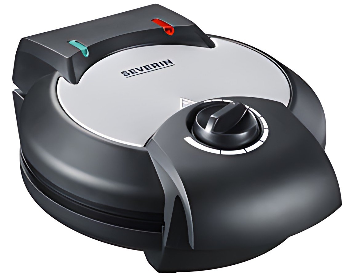 SEVERIN Gaufrier WA 2103, 1300 watt, acier inoxydable / noir