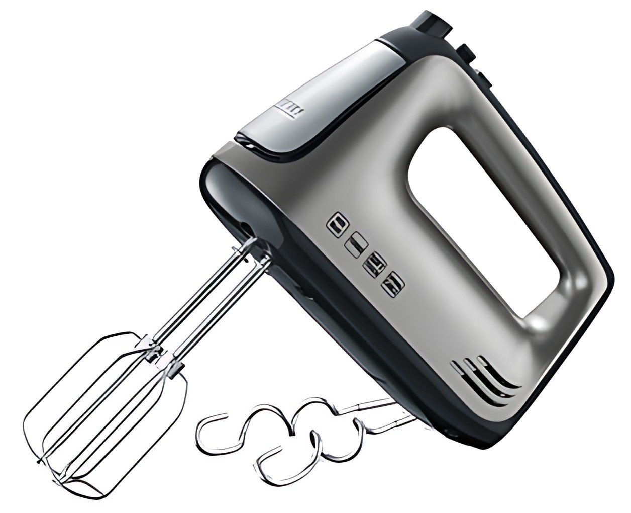 SEVERIN Batteur HM 3832, 400 W, gris métallique / noir