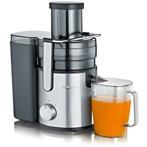 SEVERIN Centrifugeuse ES 3570, 800 watts, inox / noir