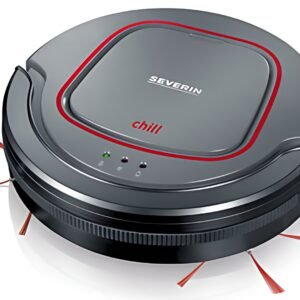 SEVERIN Aspirateur robot Chill RB 7025, noir/rouge