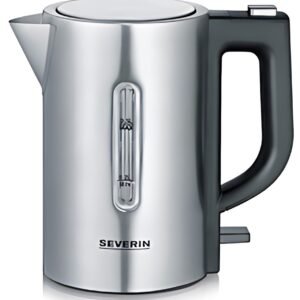 SEVERIN Mini bouilloire WK 3647, noir/acier inoxydable