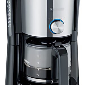 SEVERIN Cafetière électrique KA 4826, acier inoxydable/noir