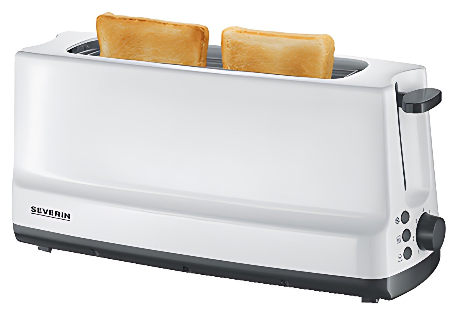 SEVERIN Grille-pain 2 tranches AT 2232, blanc / noir