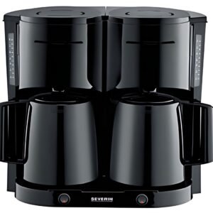 SEVERIN Cafetière électrique duo KA 9315, noir