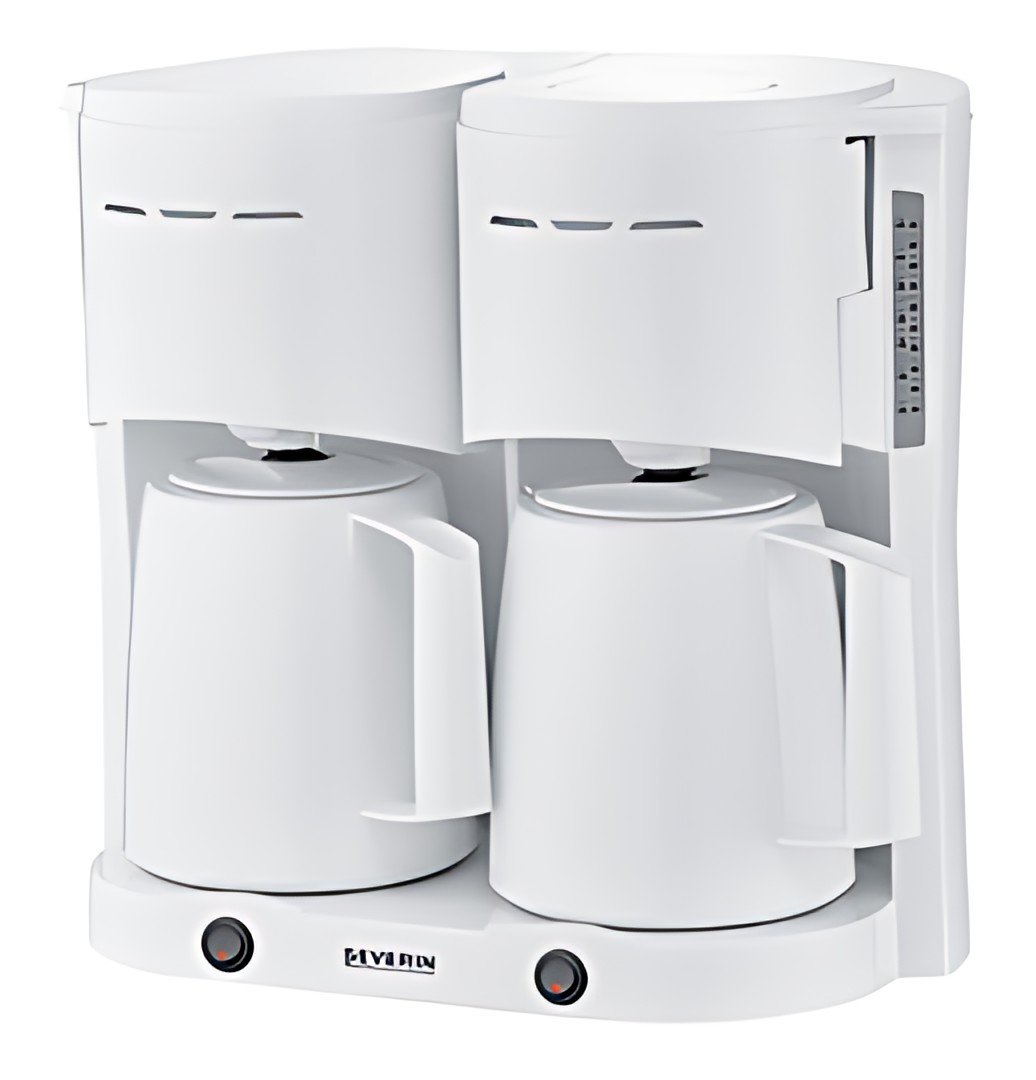 SEVERIN Cafetière électrique duo KA 9314, blanc