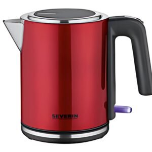 SEVERIN Bouilloire WK 3427, 1 litre, inox/rouge