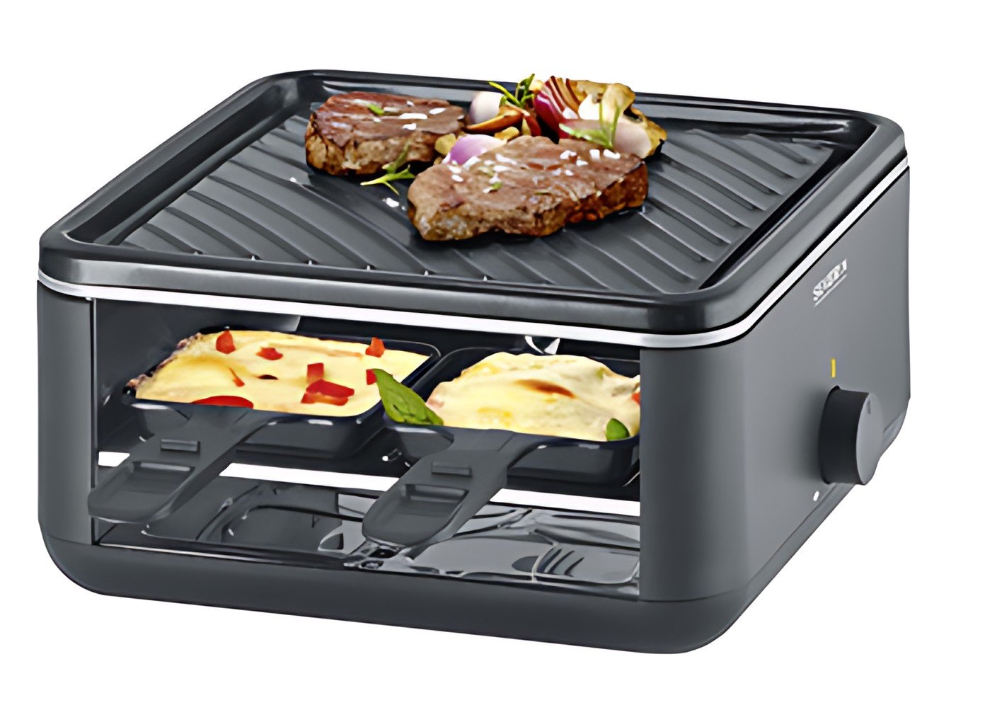 SEVERIN Mini raclette-gril RG 2360, avec plaque de gril