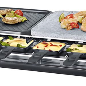 SEVERIN Raclette-gril RG 2366, pierre et plaque de cuisson