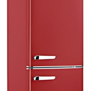SEVERIN Réfrigérateur-congélateur rétro RKG 8917, rouge
