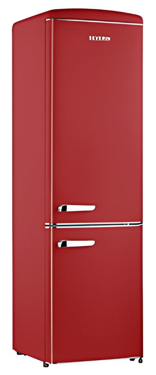 SEVERIN Réfrigérateur-congélateur rétro RKG 8917, rouge