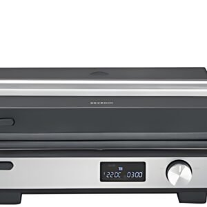 SEVERIN Gril électrique 3 en 1 SEVINI Flex, argent/noir