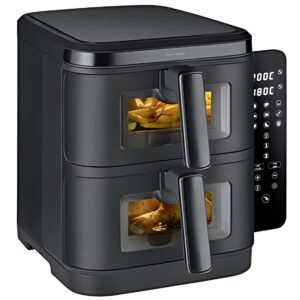 SEVERIN Friteuse double à air chaud FR 2468, 2x 5,5 litres