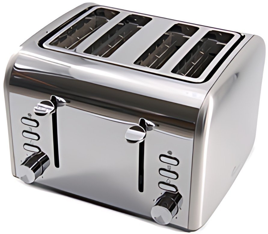 Little balance Grille-pain 4 tranches Premium Inox