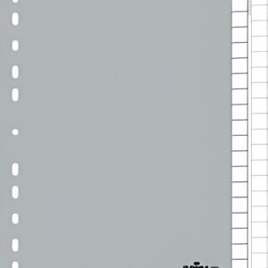 DURABLE Intercalaires en plastique, A4, en polypropylène,