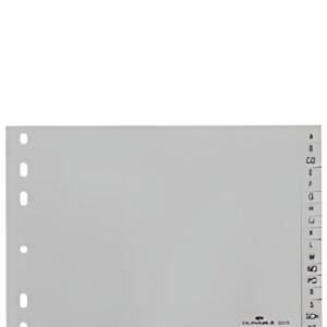 Index en plastique DURABLE, A-Z, A4 demi-hauteur, 20 pièces