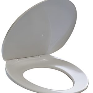 DURABLE Siège de toilette, en plastique, blanc