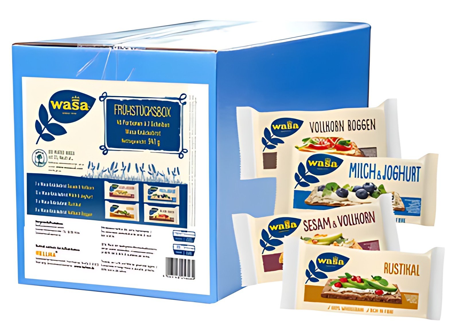 wasa Assortiment pain suédois, mélange de 4, dans un carton