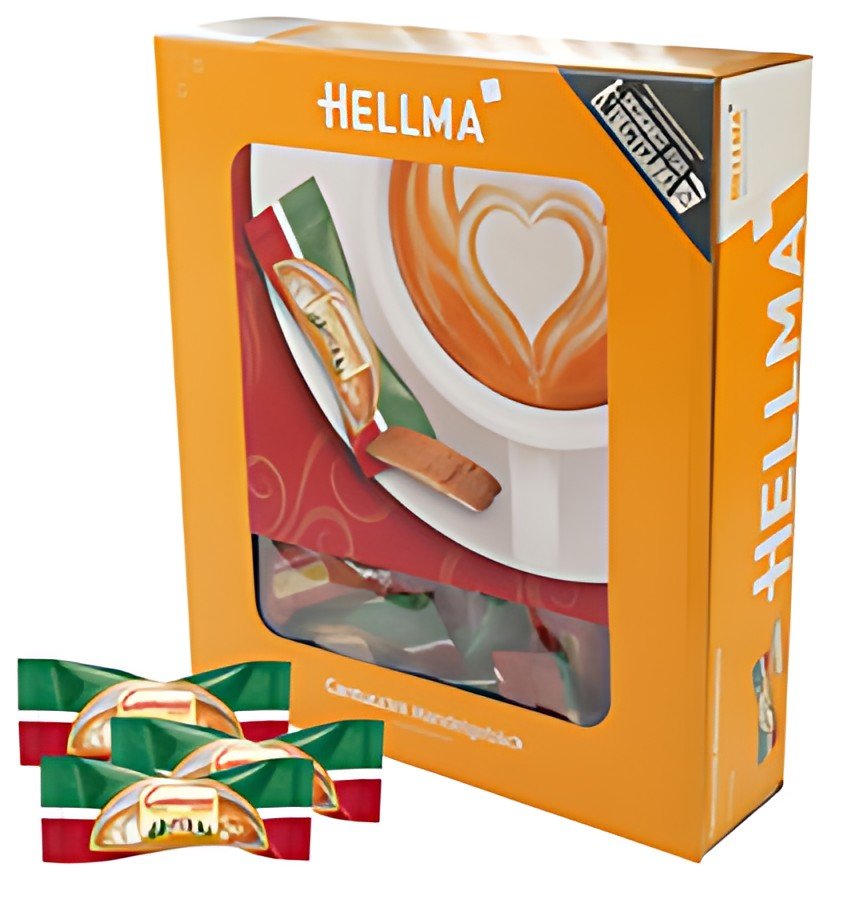 HELLMA Biscuit à l'amande Cantuccini, dans un carton