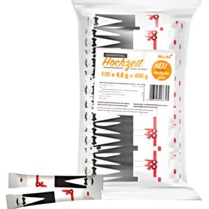 HELLMA Sticks de sucre "mariage", dans un sac en plastique