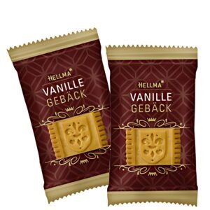HELLMA Biscuit élégant à la vanille, emballage unitaire