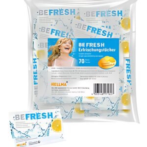 HELLMA Lingette raffraîchissante "befresh", dans un sachet