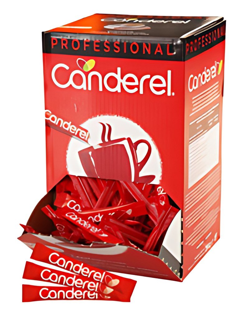 Canderel Stick de sucre, en présentoir carton